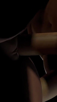 Scopata in piedi con una ragazza grossa | 3D Porno