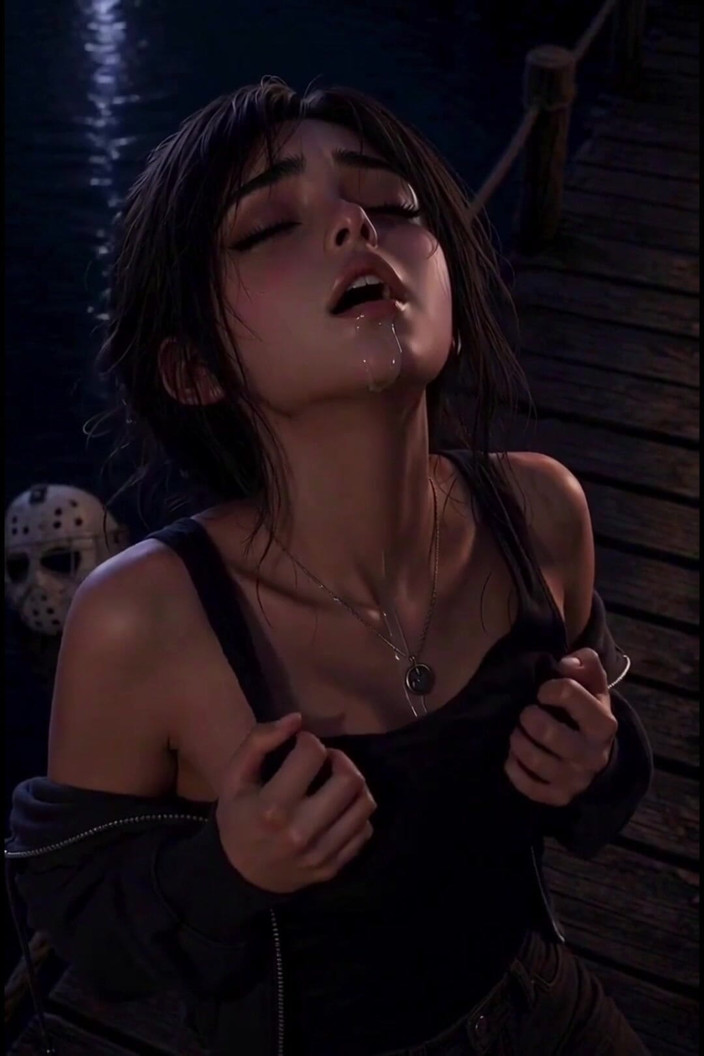 Wertstofsamler: 3D Anime Woman, Summer Vacation at the Lake House Halloween