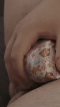 Gingerbread Satin Thong Play