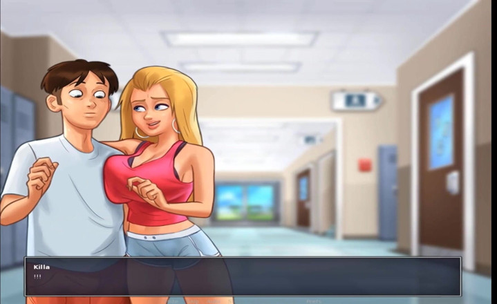 Hentai World: SummerTime Saga - застряла в студенческой раздевалке с альфа-сучкой Roxxy