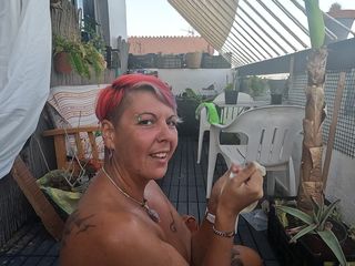 bekycarril: Ковтання сперми та ссати член-хвіст від презерватива
