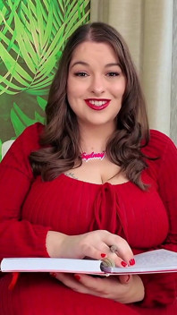 Counselor Takes Control of Your Lipstick Addiction - Busty Counselor Sydney Screams Gives You a Sexy Red Lipstick JOI as She Blo