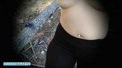 DragonGalaxy11: Sesso caldo in montagna con una bruna con il sedere...