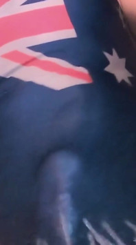 Aussie in a One Piece Swimsuit