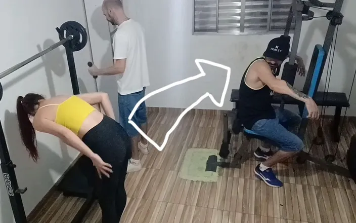 ksalnovinhos: Wife Cheated on Husband at the Gym Right Next Door...