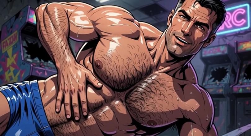 Erotic Man: Zpocené kusy v Arcade Animation