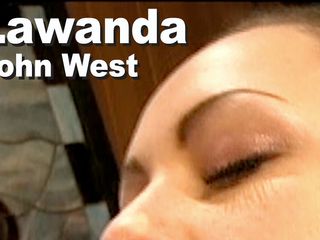 Edge Interactive Publishing: Lawanda &amp; John West мастурбують, смокчуть камшот на обличчя