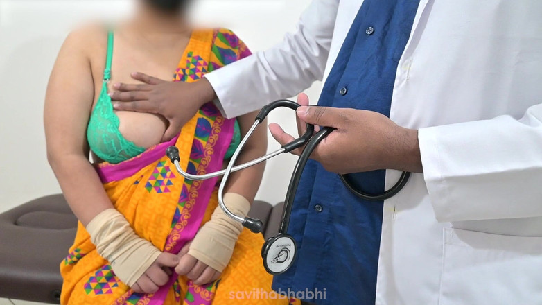 savithabhabhi: Telugu läkare Amit Reddy kontrollerar patientens kuk