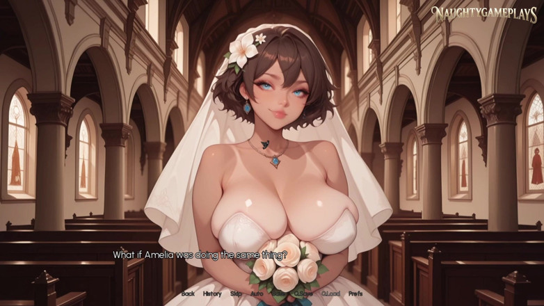 Naughty gameplays: Kehidupan di Windvale (bahagian 02) oleh Vol_games - isteri mengusik buah dada besarnya