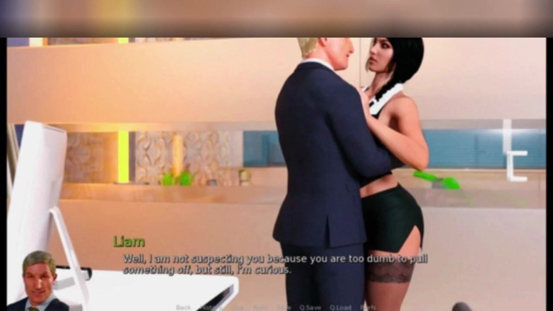3DXXXTEEN2 Cartoon: Anna este sedusă de tatăl vitreg al iubitului ei. Sex...