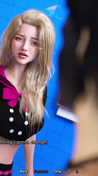 Geiles 18-jähriges schulmädchen, heißer sex in der öffentlichen toilette - animierter Hentai-porno - das leben in Santa County