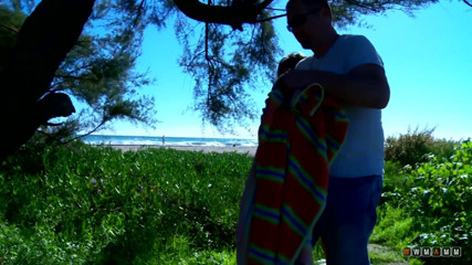 WWMAMM: Young Spanish nympho seducing a random photographer on the beach