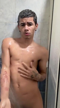 Sexy Latino Boy Shower