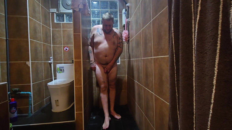 Jimbob Star GAY: Jimbob sika na stopy i brzuch