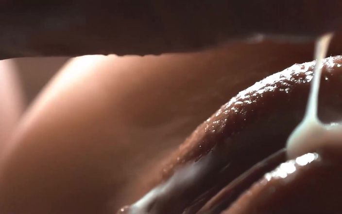 Close up fetish: Asmr vergelekte dildo en pik. Close-up penetraties
