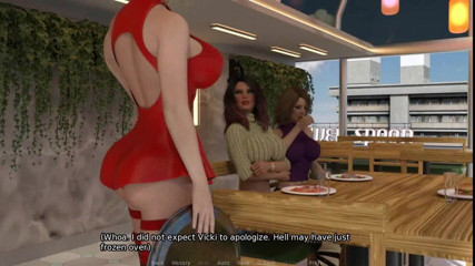 Dirty GamesXxX: Thirsty for my guests: lunch in restaurant with two girls...