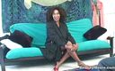 Rodney Moore: Mooie zwarte meid met enorme tieten rommelige natte pijpbeurt vintage