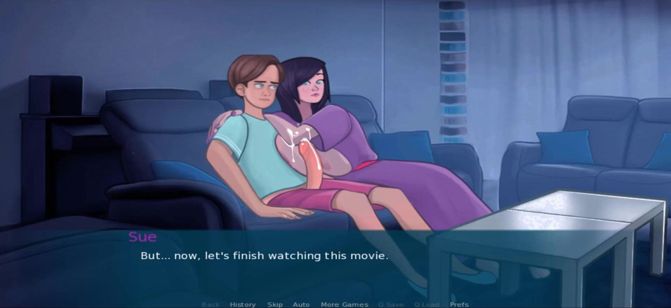 Hentai World: Sexnote urmăriți un film de noapte cu mama vitregă