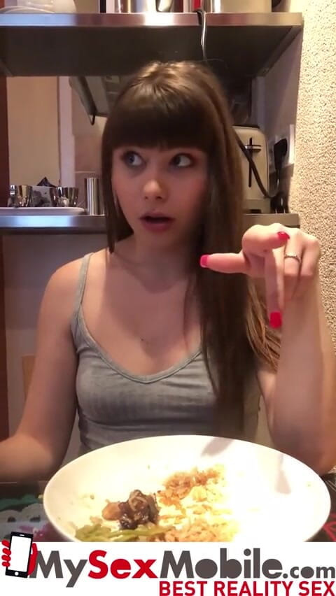 MySexMobile: Luna Rival having sex with BBC after lunch