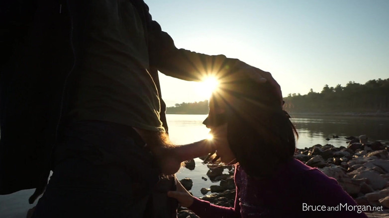 Bruce-and-Morgan: Sunrise sex - mijo ao ar livre!