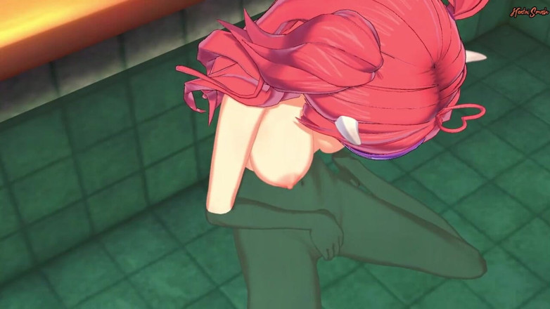 Hentai Smash: Ironmouse se masturbează în timp ce face o baie - Vtuber Hentai.
