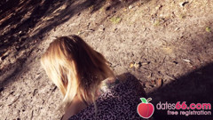 Dates66: Outdoor boning for cute teen Lily Ray! (English)