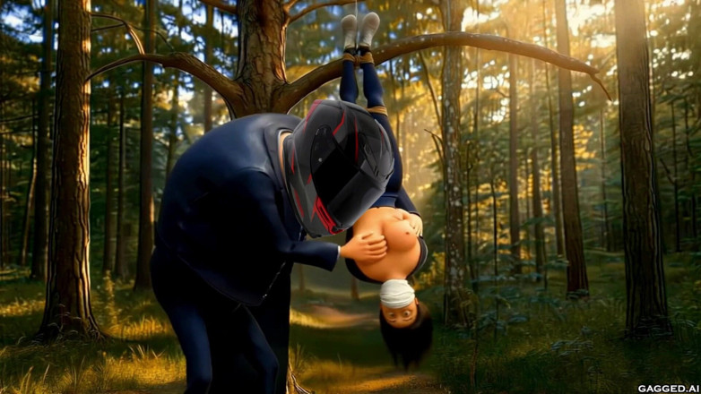 Gagged AI Cartoons: Đi chơi với Mina
