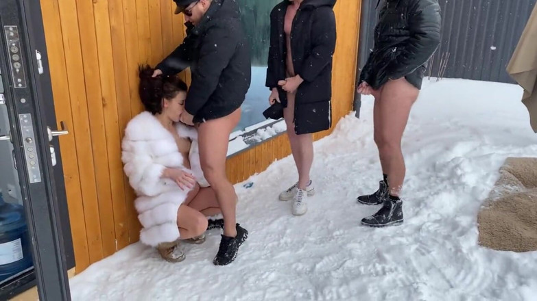 Kate Rich studios: A Group of Guys Banging a Pregnant Woman Outside in...