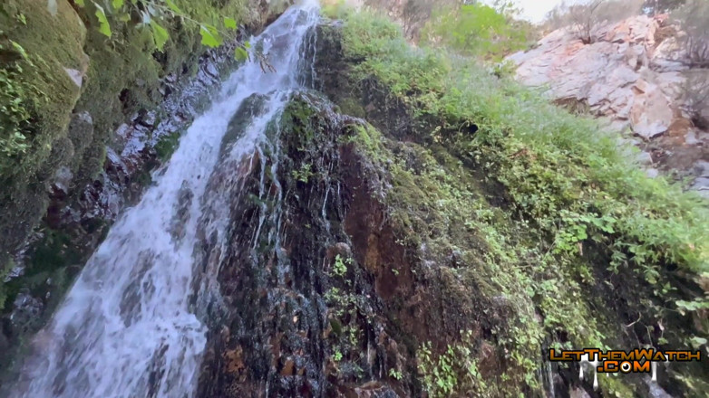 Let them watch: Tatuado Gay Papai Fode Twink Público Caminhadas Em Cachoeira Fodendo...