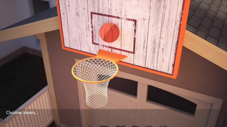 Johannes Gaming: AWAM #52 teaching Christine bow to play basketbal