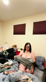 Opening Some Dvds with Christi Cream Cake