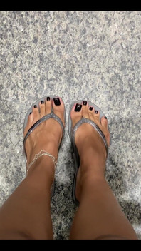 New Black Pedicure