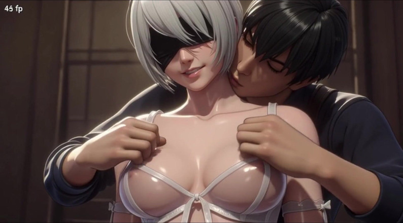 Porn Game Maniac: O fată frumoasă se fute cu bărbatul ei foarte excitat