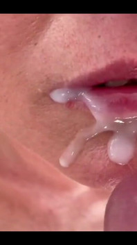 I Give Him Blow Job When He Look My Porn Video and Cum on My Face and in Mouth
