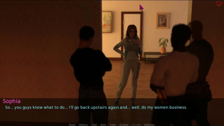 Visual Novels: Manželka a nevlastní matka, část 16 - když byl manžel v práci