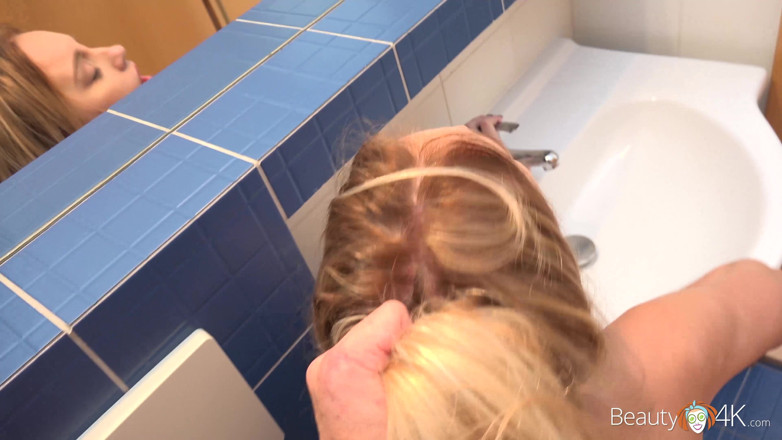 Teen Mega World: Poor Blonde the Rent with Her Body