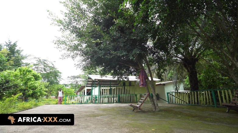 Africa-XXX: Pertemuan seksi di dalam hutan