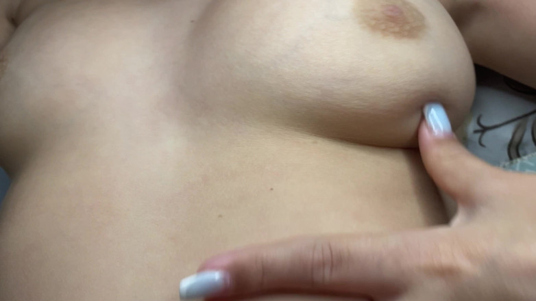 Blondasexy00: Step Stepbrother Perfectly Masturbates My Tight Pussy with His Finger