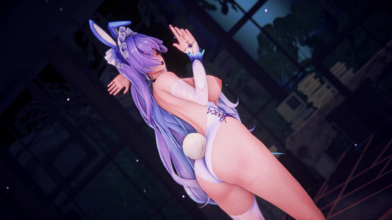 MikuMotion: [mmd] 끈적 끈적한 끈적한; 흑인 대물 자지에게 따먹히는 거유 랩 댄스; 