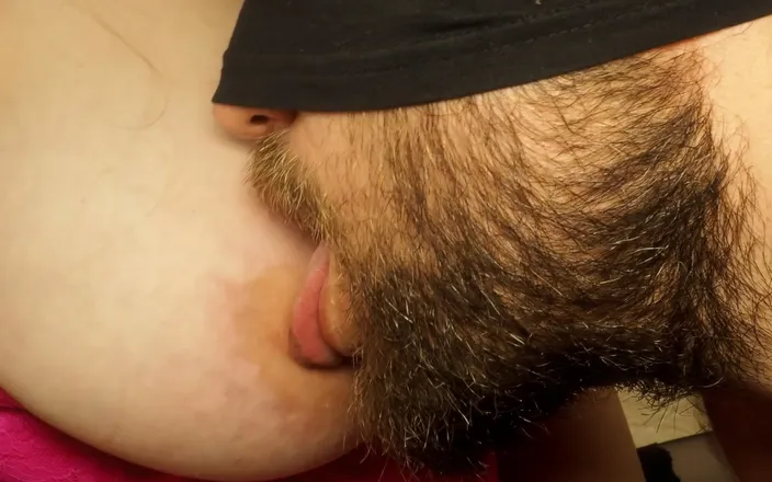 BustyVic: He Caresses and Sucks My Huge Tits