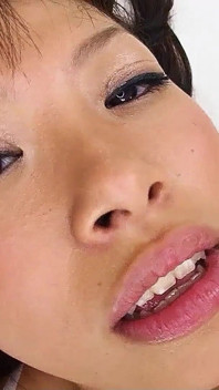 Skinny candid Asian teen fucked in threesome by step dad and friend