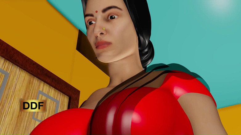 Dark desi fantasy: S5-ep-03 พี่สาวอวบอ้วนเดซี่ Pooja Bhabhi กับเจ้าของบ้าน
