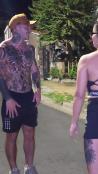 Pervert Fucks Two Fitness Girls in the Ass