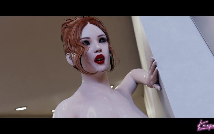 Kaepora NSFW: Встреча через коридоре для рыжей футанари и латины