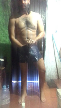 Taking a Bath.