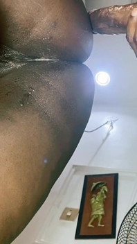 Cum on Her Big Fat Ass After Going Hardcore on Her Juicy Pussy