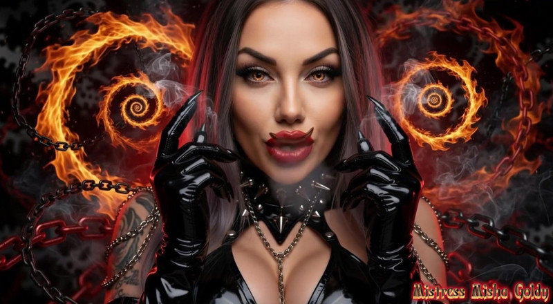 Goddess Misha Goldy: You Can Never Say No to My Swirling Eyes