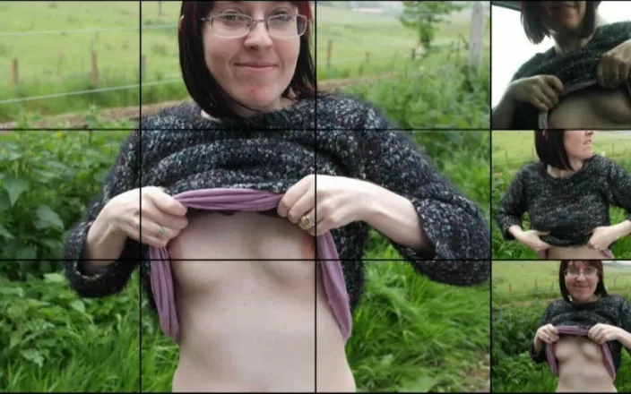 Littlevixen: Haley Flashing Outdoors