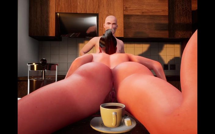 denisporco animation: Индийская жена Айша и старый извращеный друг