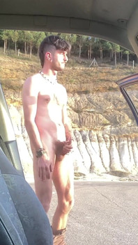 Éjaculation sur la route